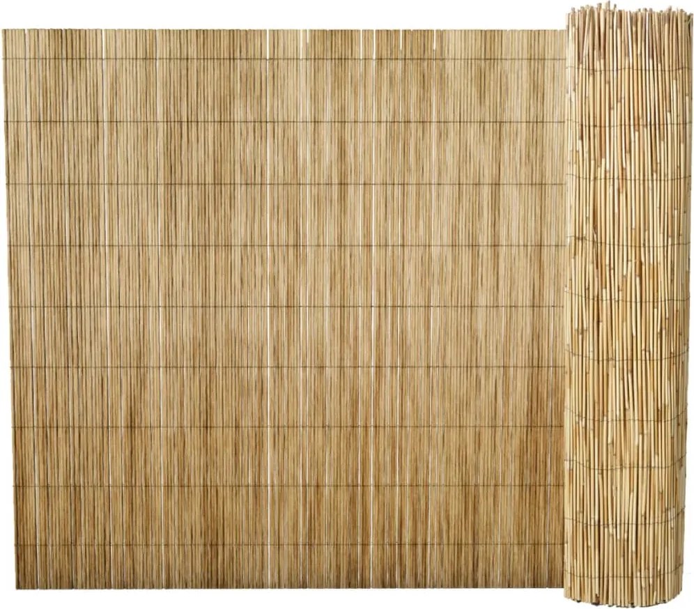 vidaXL kerti nádkerítés 100 x 1000 cm