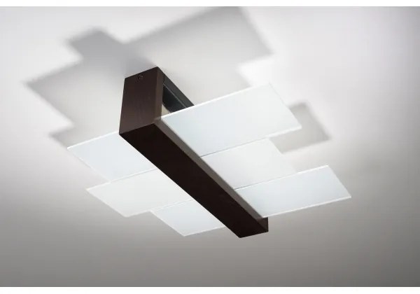 Brilagi - HERA LED mennyezeti lámpa 2xE27/7,5W/230V wenge