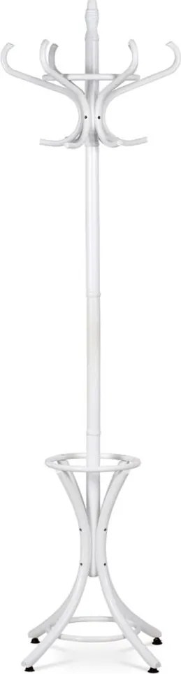 Fehér kabátállvány 188 x 49 cm
