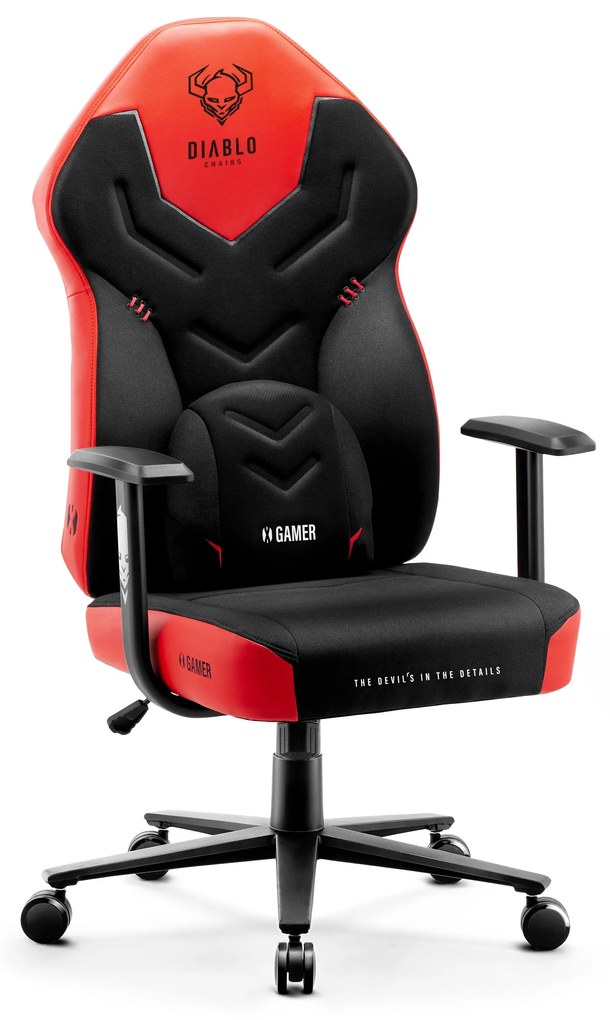 Diablo X-Gamer 2.0 Gamer szék Átlagos méret: fekete-piros