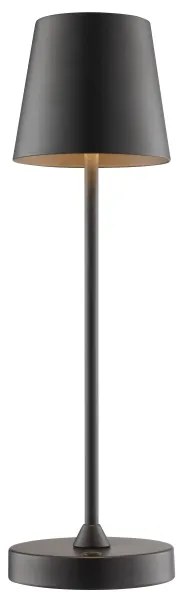 Brilliant - dimmelhető, tölthető érintésvezérelt asztali lámpa ELORA LED/2,5W/5V 2700K IP44 fekete