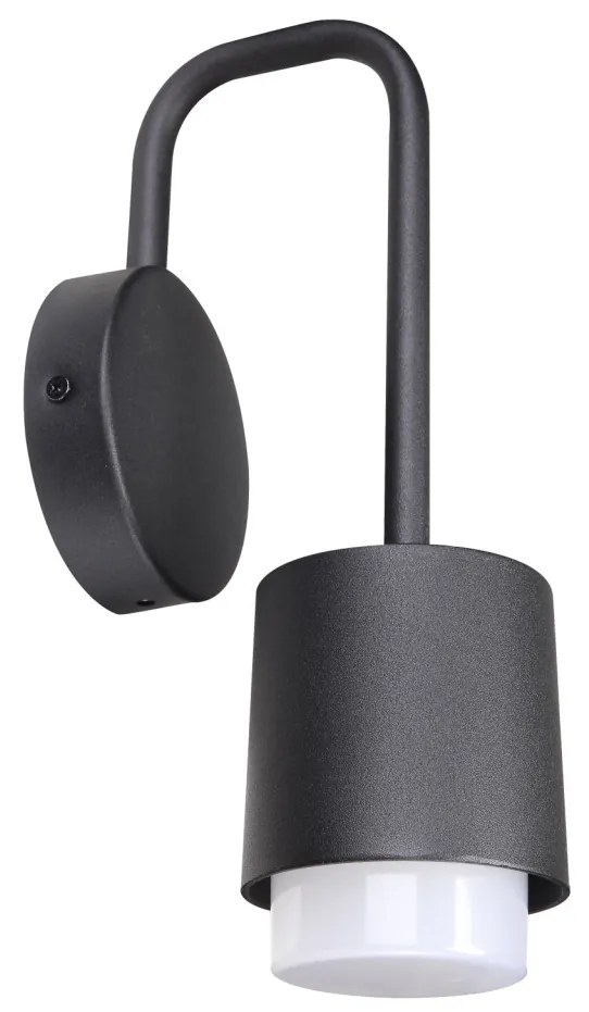ITALUX C49-BK-9 SORANO Modern Kültéri Fali Lámpa Fekete LED IP44
