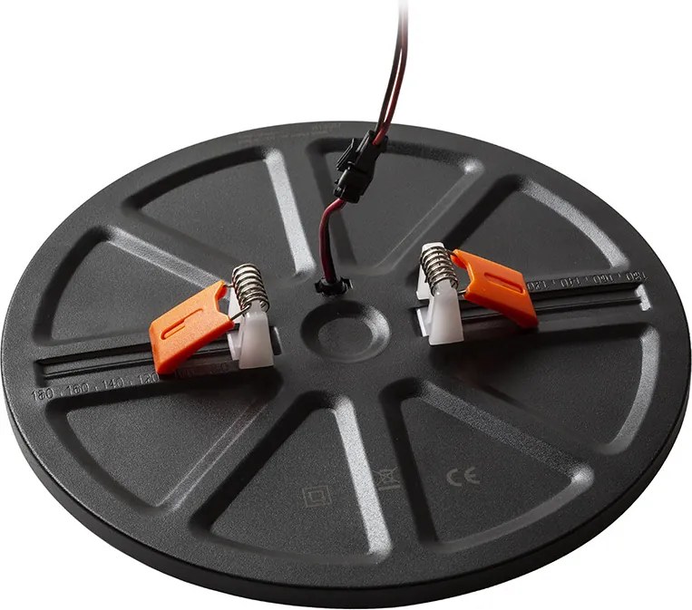 RENDL BJORK R 20 süllyesztett lámpa fekete 230V LED 18W 3000K