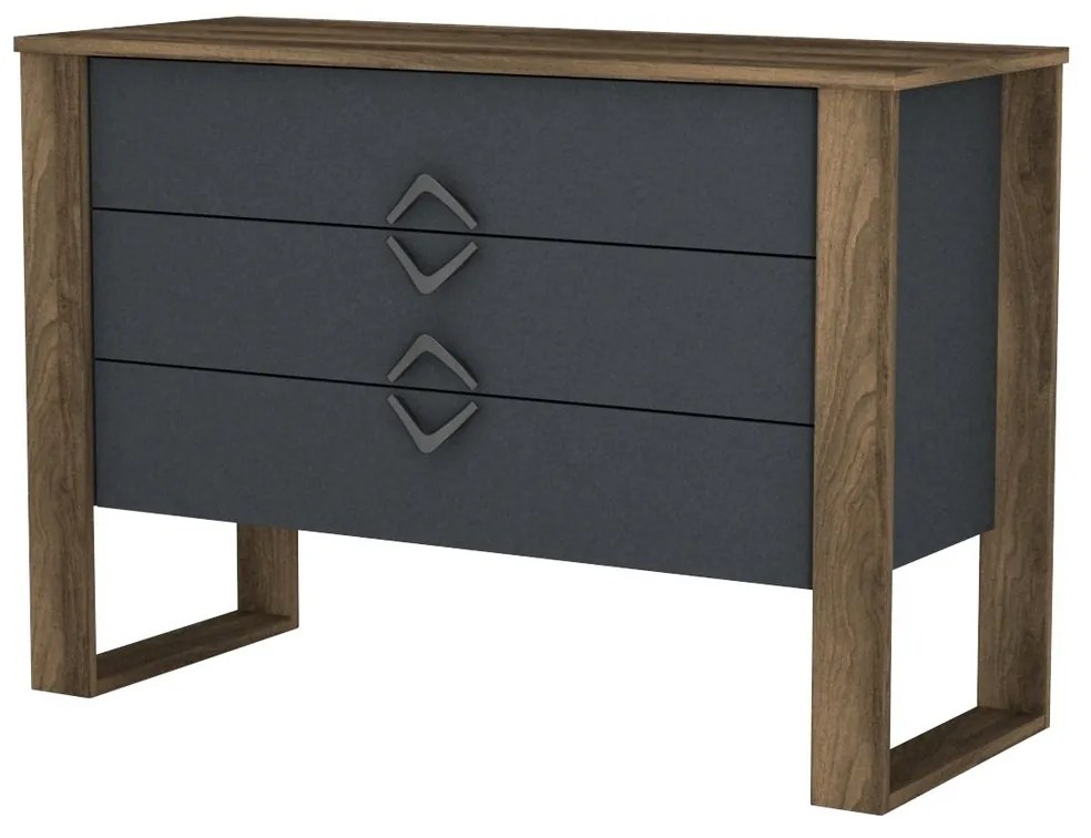 Bumerang Anthracite and Walnut komód