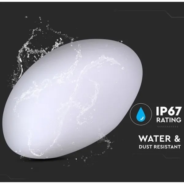 LED RGB Dimmelhető kültéri lámpa LED/1W/5V 28cm IP67 1000 mAh + távirányító