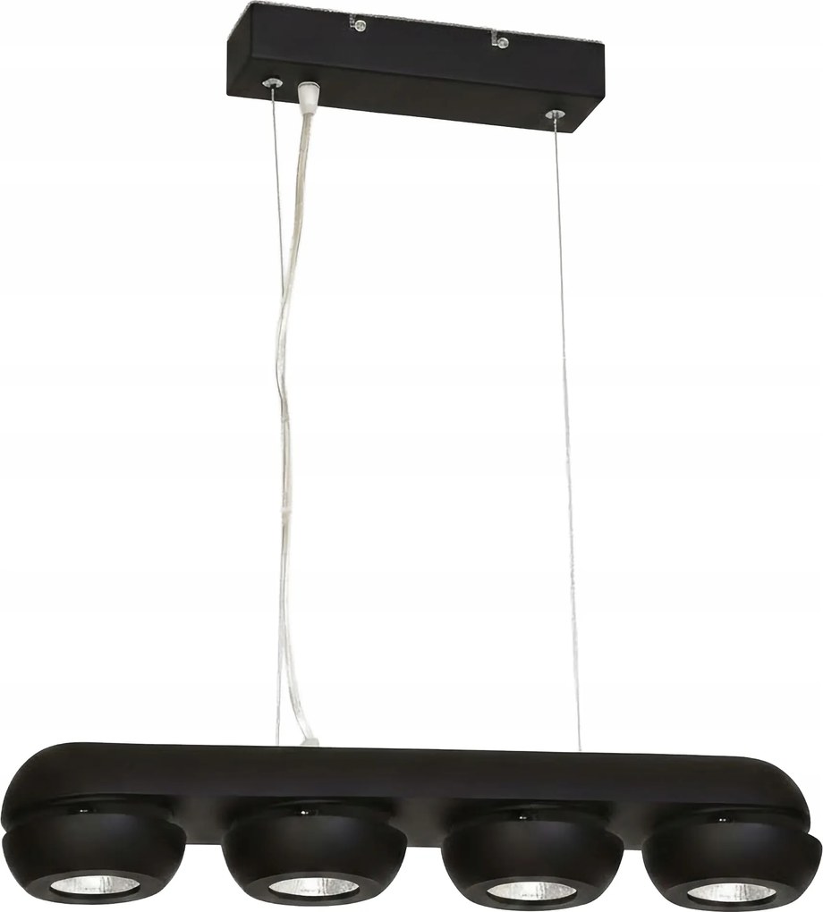 Függő Lámpa Led Függőlámpa Fekete Flare 40W Led