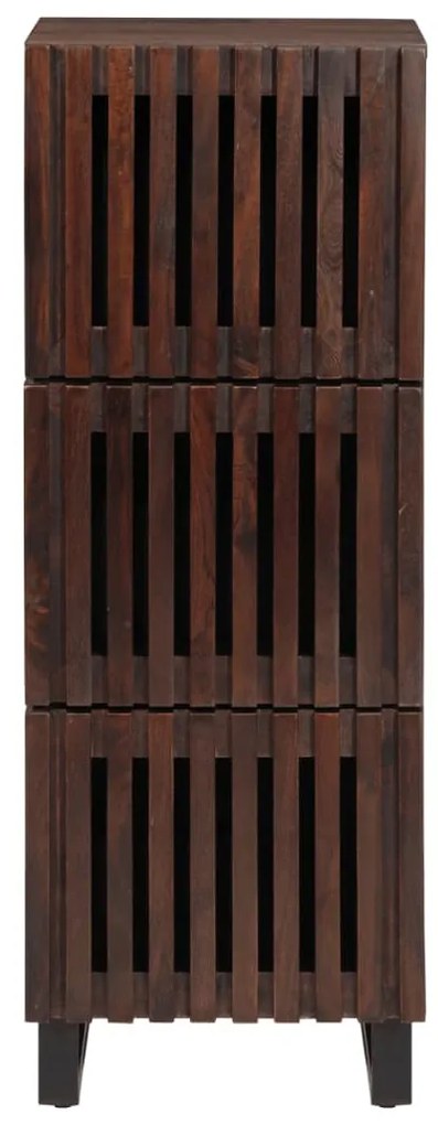 vidaXL barna tömör mangófa magasszekrény 40 x 34 x 110 cm