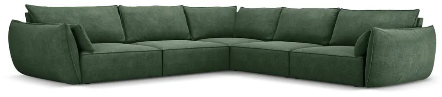 Sötétzöld sarokkanapé (variálható) Vanda – Mazzini Sofas