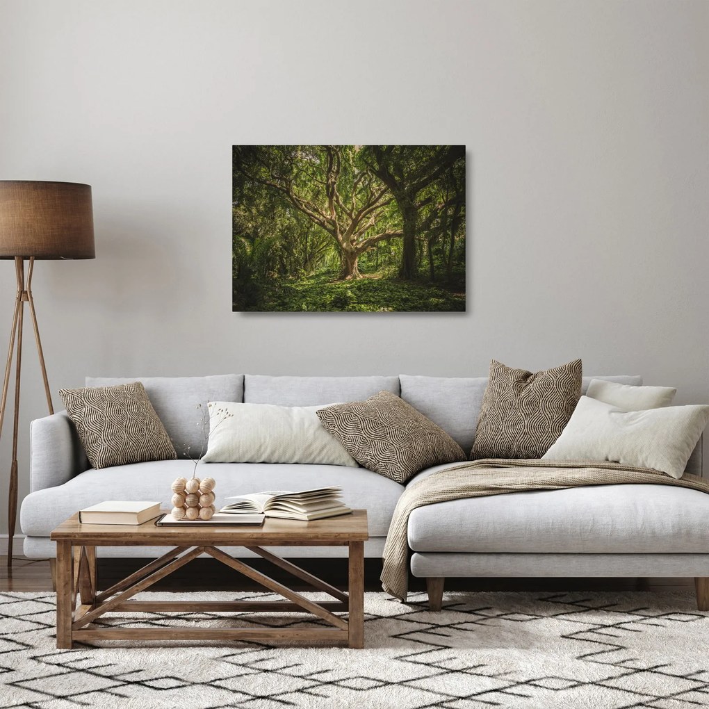 Fa képe (üvegen) (70x50 cm)
