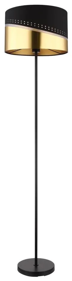 Globo 54046S - Állólámpa OR 1xE27/60W/230V átm. 35 cm fekete/arany