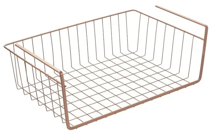 Rézszínű függő tároló, szélesség 40 cm - Metaltex