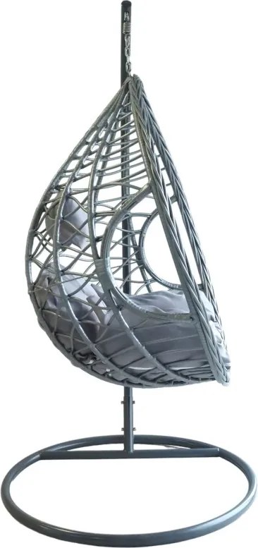 Szürke függőszék NORVIA állvánnyal