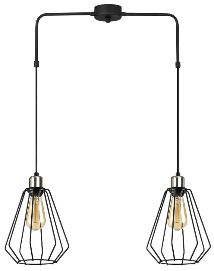 Straton fekete fém függőlámpa - Opviq lights