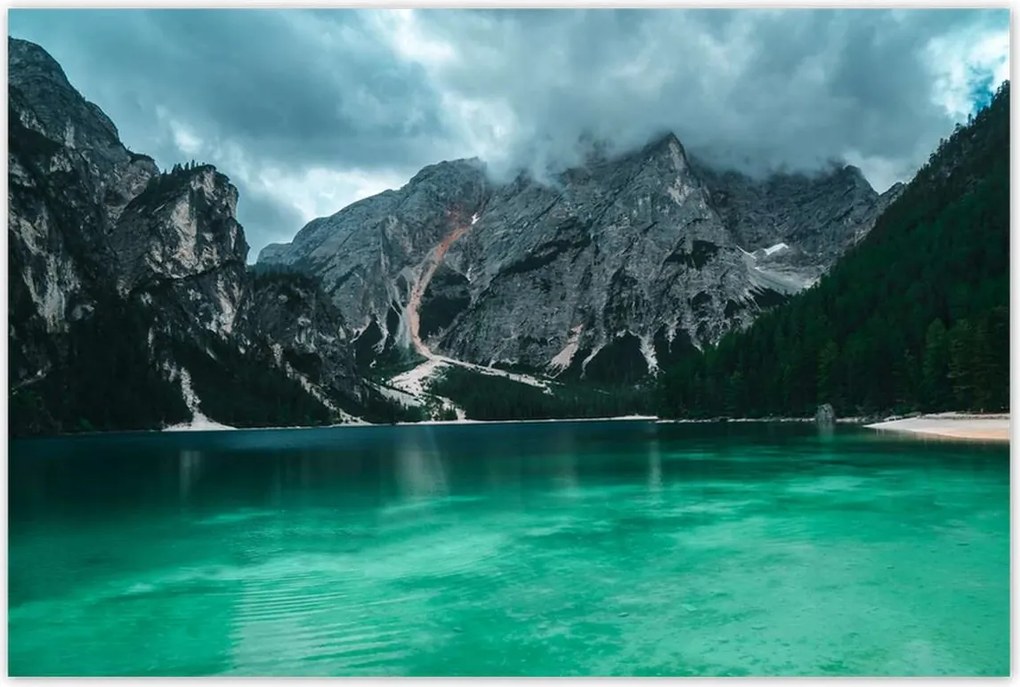 Poszterek 120x80 Hegyi tó Tájkép