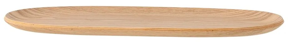 Tölgyfa dekoratív tálca 15x31 cm Leyton – Bloomingville