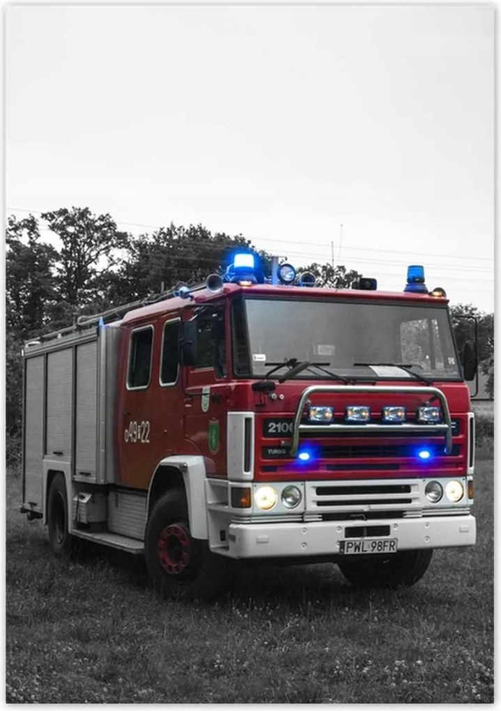 Poszterek 70x100 Tűzoltóautó