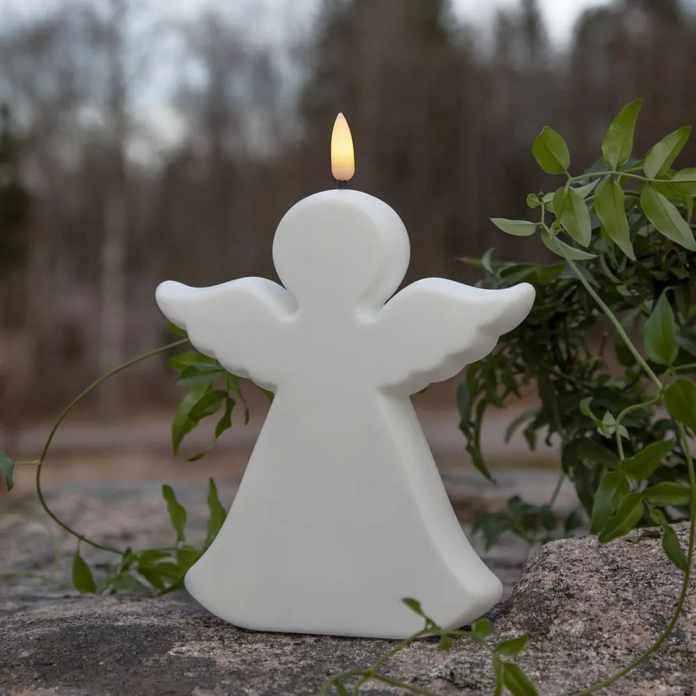 Kültéri LED gyertya (magasság 18 cm) Flamme Angel – Star Trading