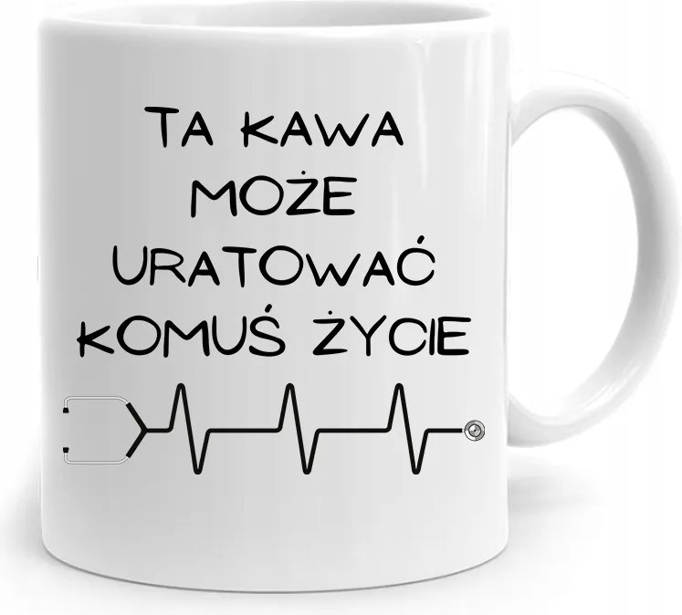 Bögre Ajándék Ápolónőnek Kávé Életet Ment fényképes nyomtatással