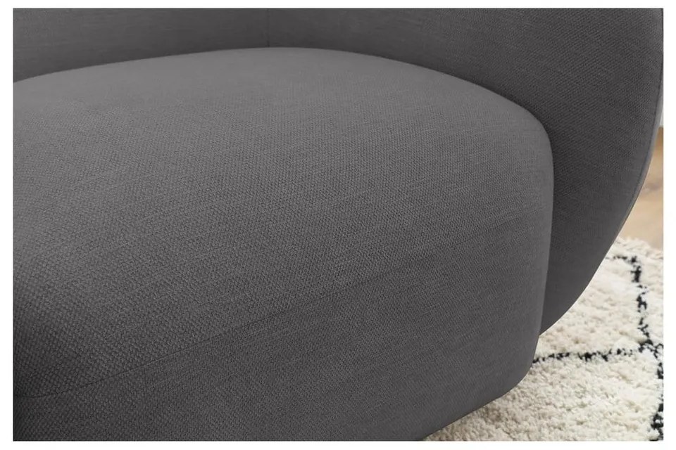 Sötétszürke fotel Celine – Bobochic Paris