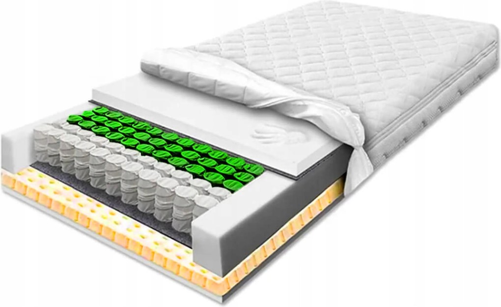 90x180 Lateksz Visco Premium rugós matrac, 24 cm