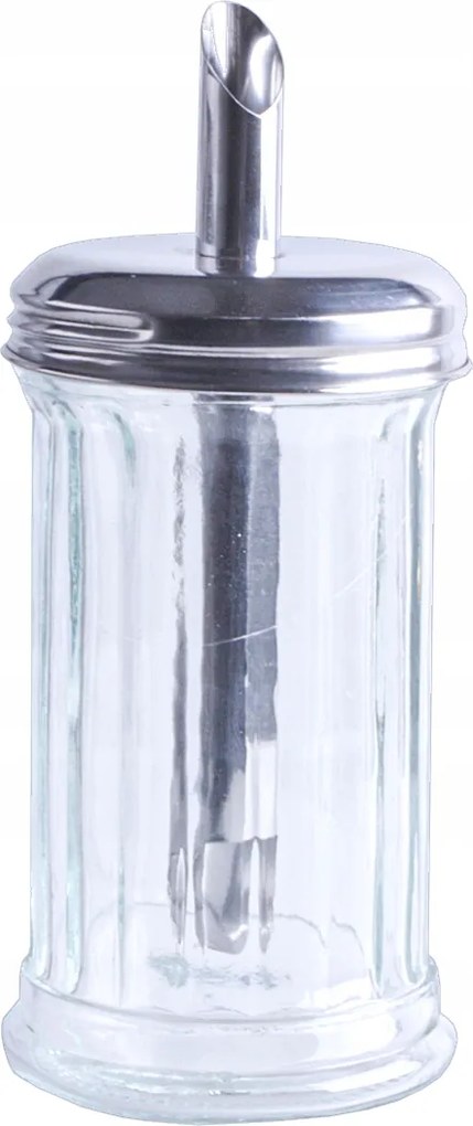 Cukortartó Üveg Cukor Diszpécser Üveg Adagoló 300ml Gastro