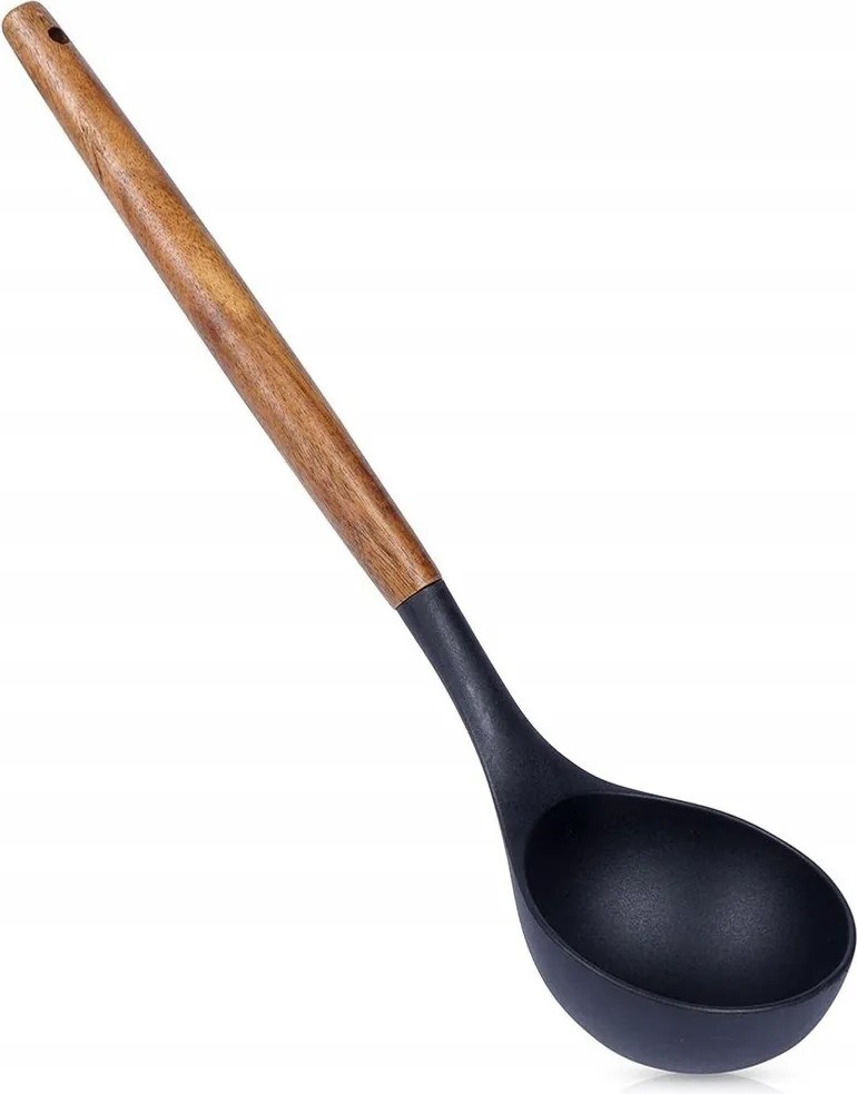 Merőkanál Leveshez Nylon Termoplasztikus Fekete 110 ML