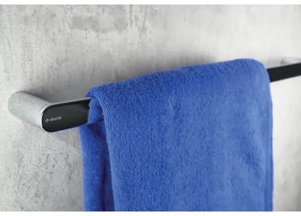 Deante ADR_0621 - ROUND falra szerelhető törölközőtartó 62,8 cm fényes króm