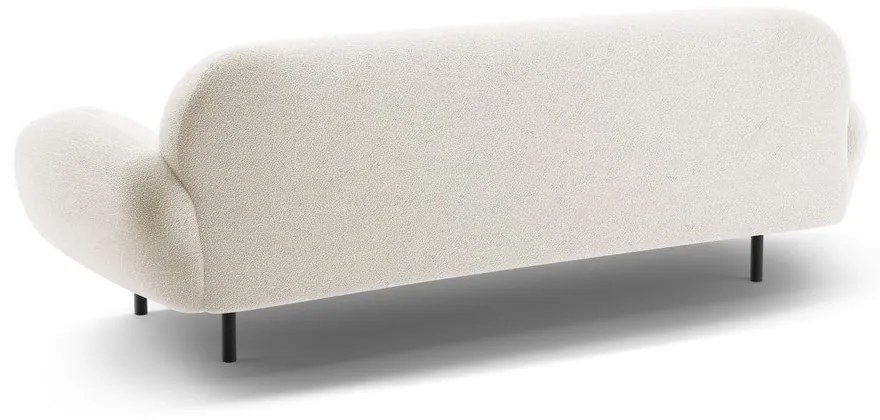 Fehér buklé kanapé 208 cm Poppy – Micadoni