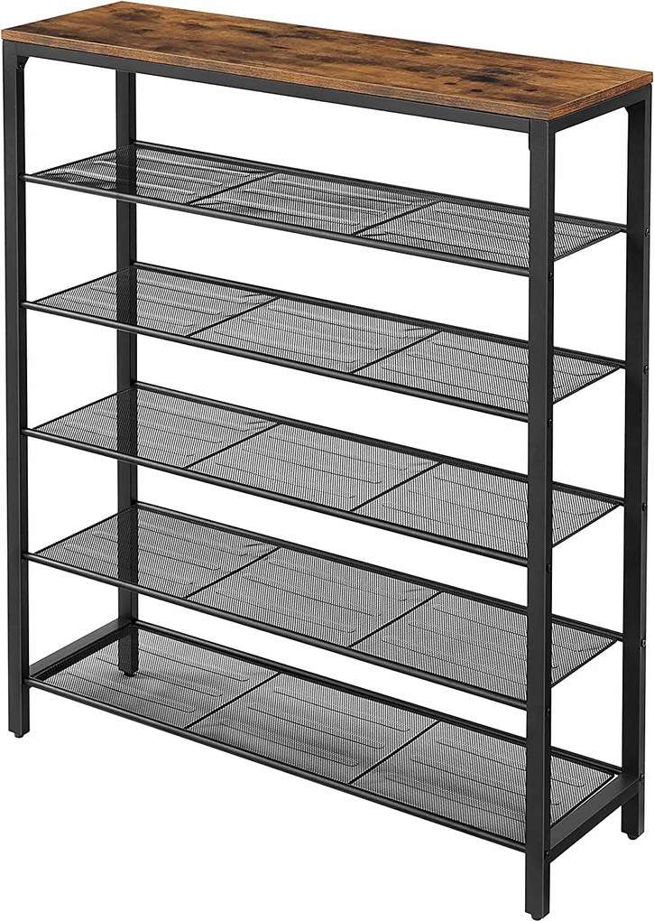 Könyvespolc cipősszekrény ipari 100cm Loft