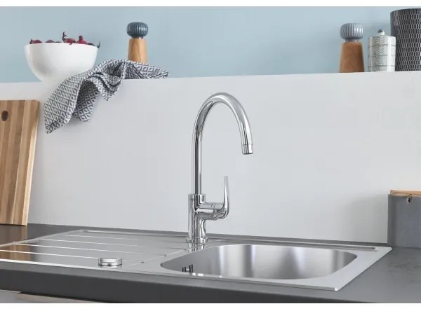 GROHE 31552SD1 - K200 mosogató, 860 x 500 mm, rozsdamentes acél
