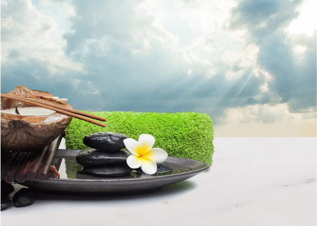 Kép - Spa and relax (üvegen) (70x50 cm)