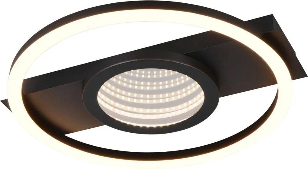 TRIO R64801132 WHEELER Modern LED Mennyezeti Lámpa Fekete LED IP20
