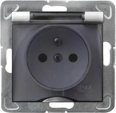 Ospel Impressziós Fröccsenő víz ellen védett aljzat IP44 Fehér Kontakt GPH-1YZ/m/00/d