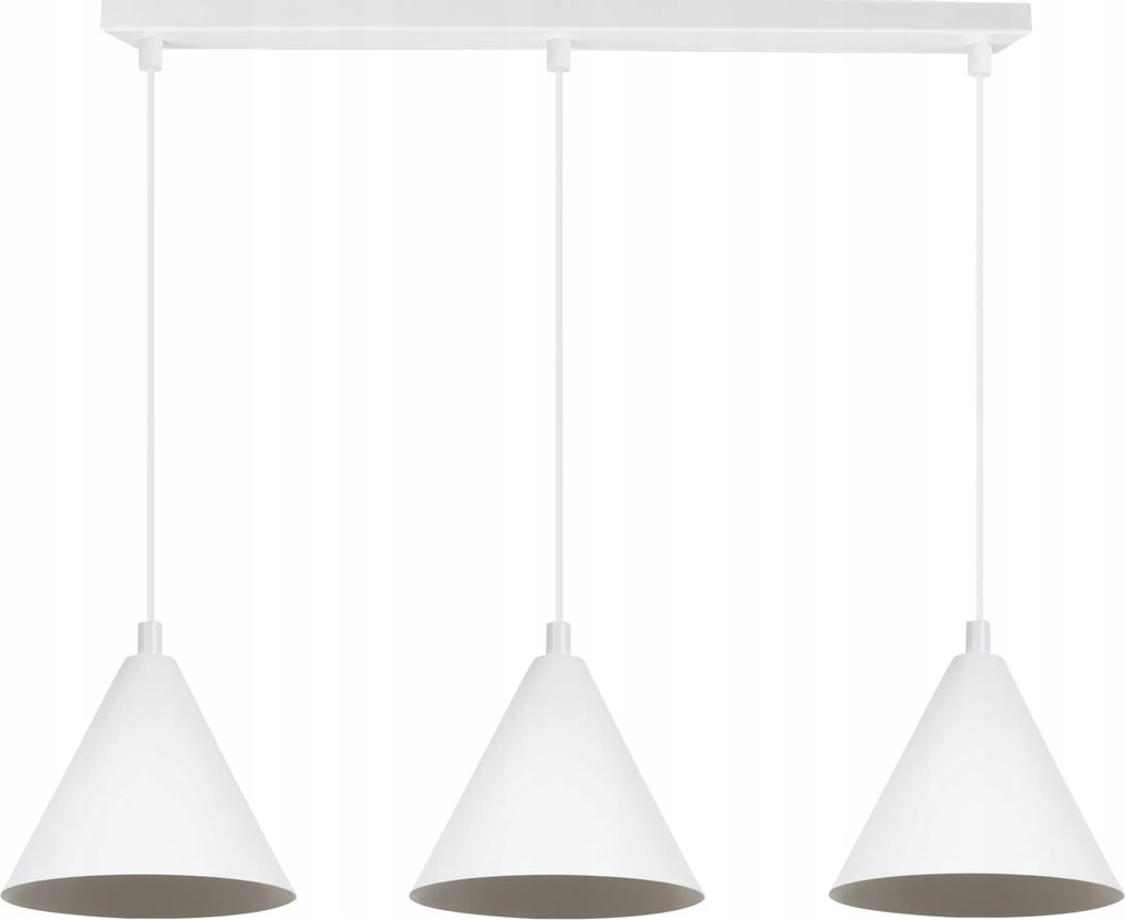 Mennyezeti Lámpa Függeszték Csillár Soho Modern Fehér 3 Forrás 14CM E14