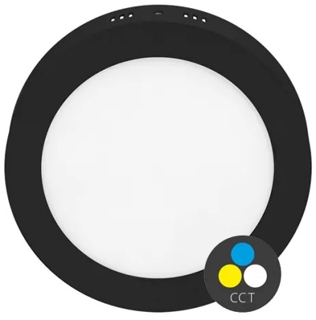 Ecolite LED-CSL-CCT/12W/CR - LADA LED mennyezeti lámpa 12W, fekete