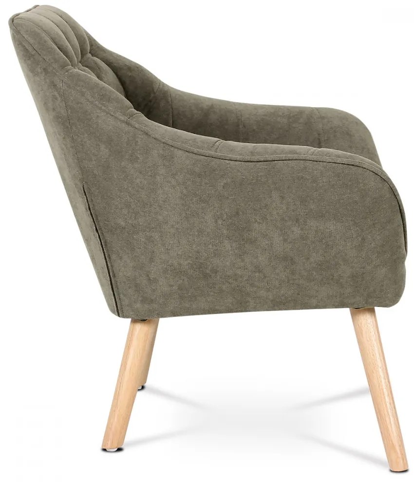 Fotoliu Elegant De 1 Persoană Cu Tapițerie De Culoare Trufe Ak-321