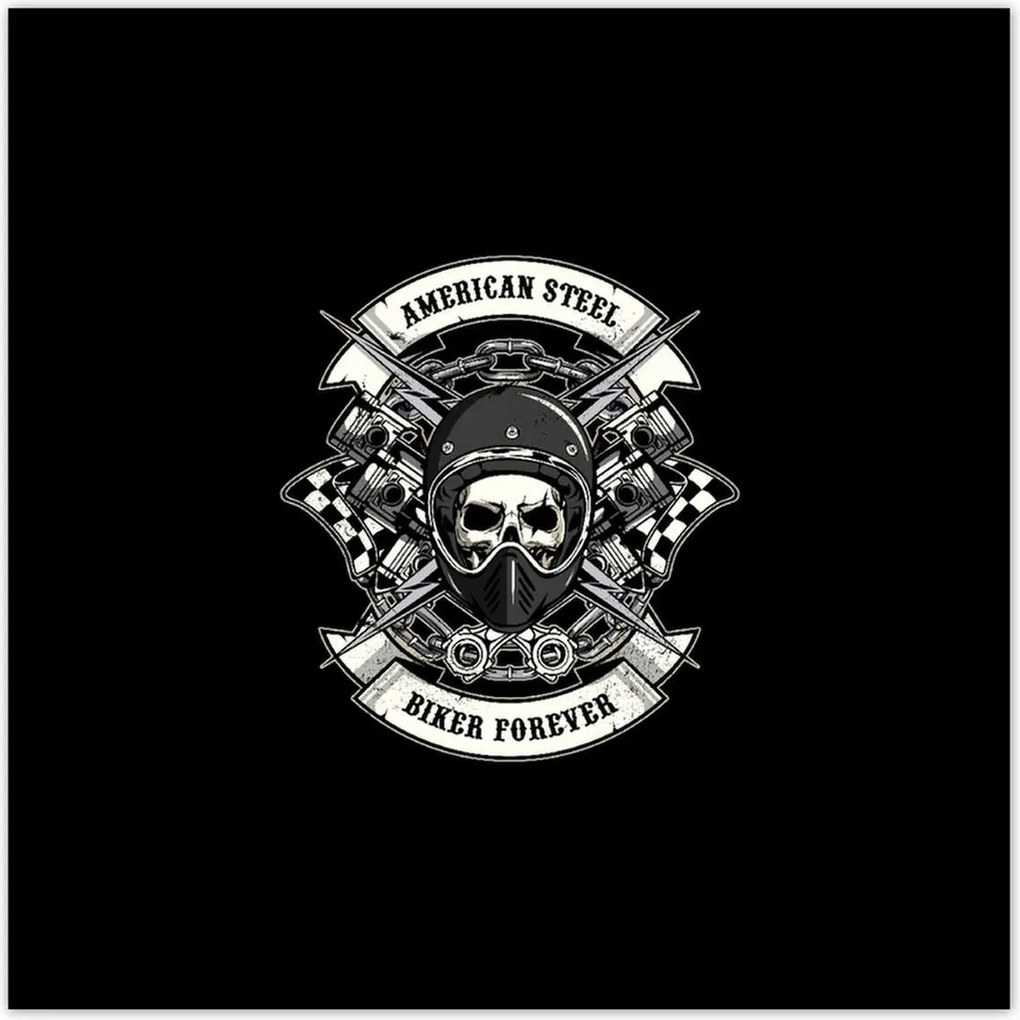 Poszterek 30x30 Motorkerékpáros hangulat