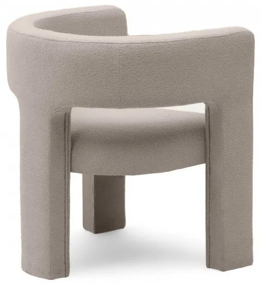 Bézs-szürke design kialakítású fotel ALPAH LOOP