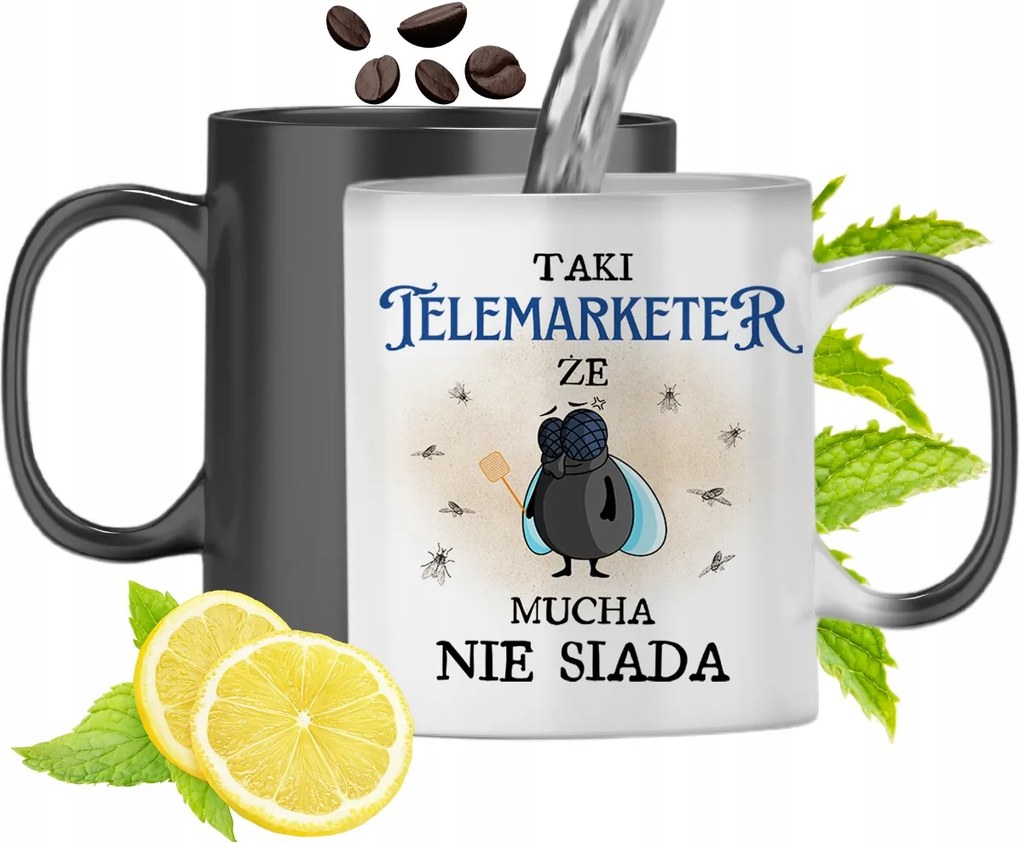 Mágikus Bögre Telemarketingeseknek Színváltós, fényképes nyomattal