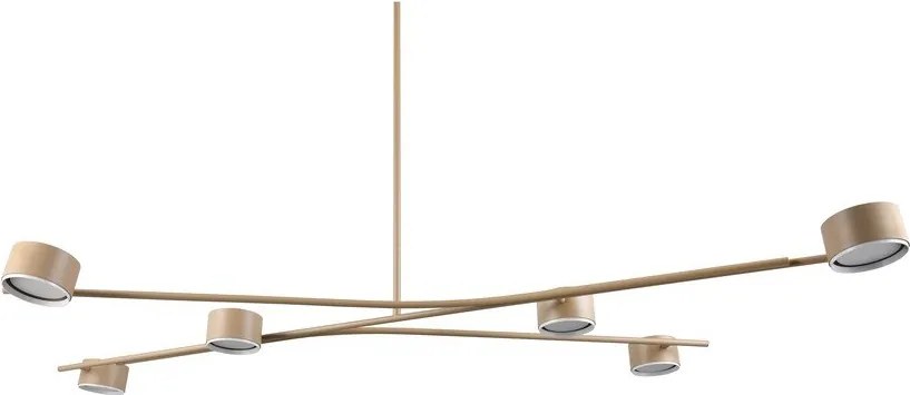 Bézs fém függőlámpa Coda – Trio Select