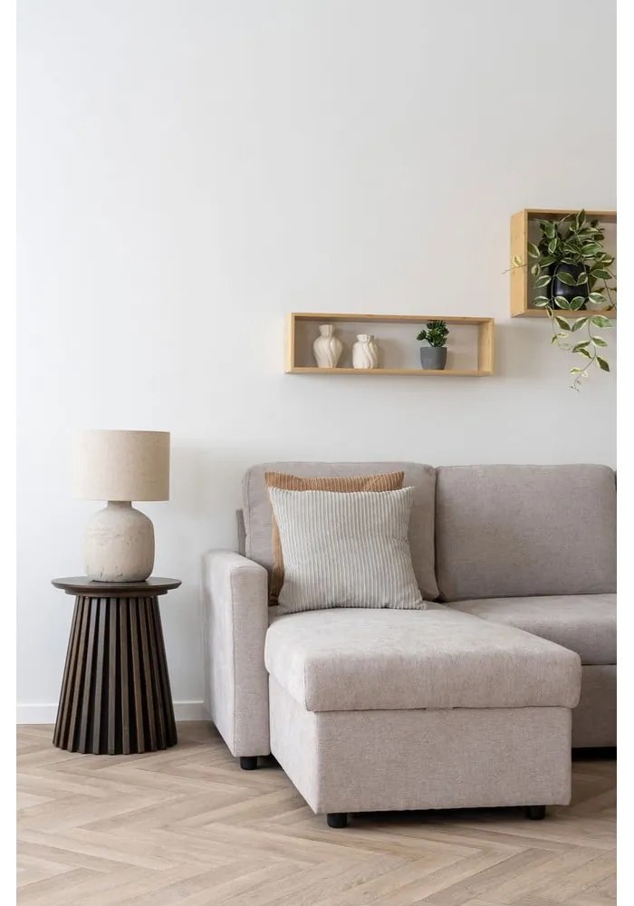 Natúr színű többszintes bambusz fali polc 70 cm Ember – House Nordic