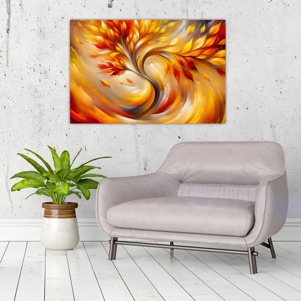 Kép - Őszi fa (90x60 cm)