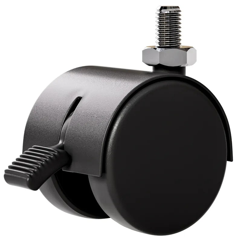 Casaria® Oldalasztal WPC - fekete