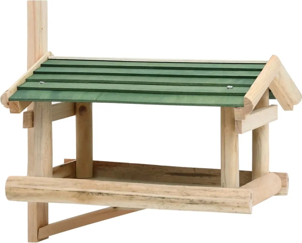 vidaXL tömör fa madáretető 35 x 29,5 x 21 cm