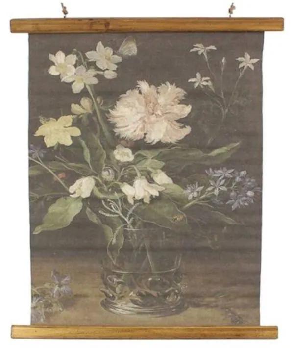 Canvas Vintage virágok kép, 50x60cm