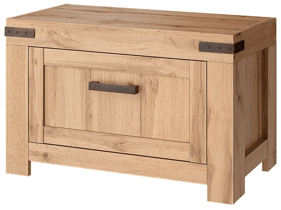 MORATIZ cipősszekrény, wotan tölgy