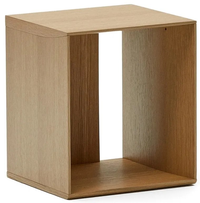 Natúr színű moduláris polcrendszer tölgyfa dekorral 34x38 cm Litto – Kave Home
