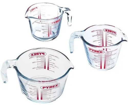 Pyrex üveg mérőpohár 0,5 l, 12 x 12 cm, 12 x 12 cm, 500 ml