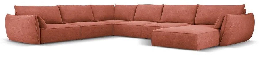 Piros sarokkanapé (bal oldali) Vanda – Mazzini Sofas