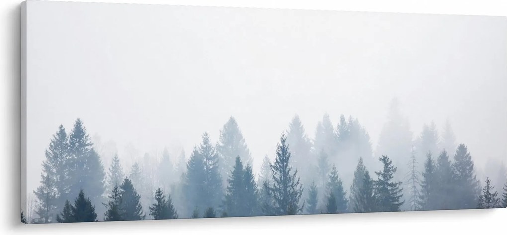 Kép - Ködös erdő (120x50 cm)